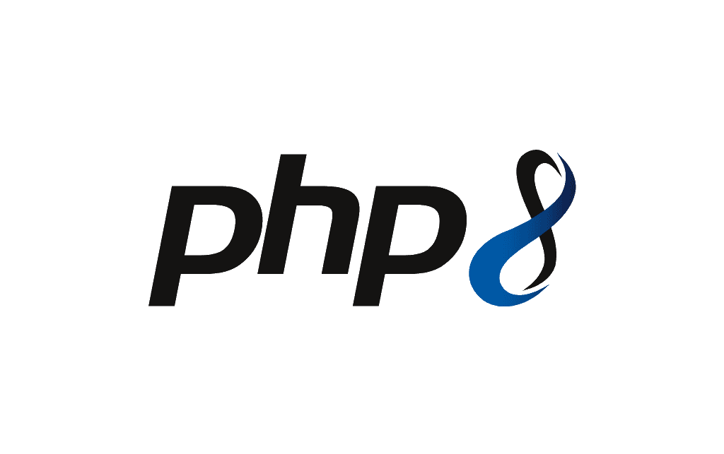 Logo PHP 8 avec ses nouvelles fonctionnalités